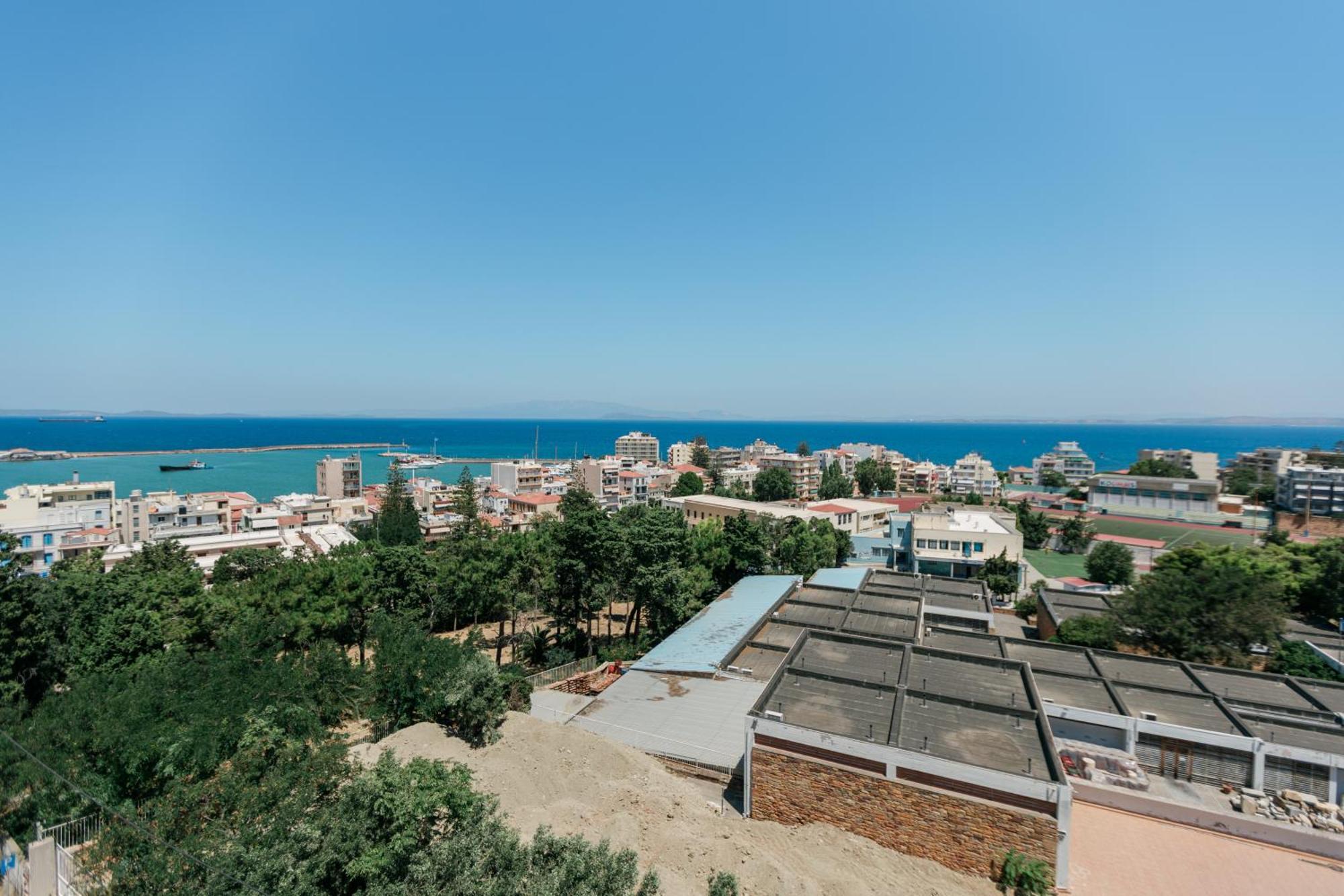 Апартаменты Panoramic Penthouse Хиос Экстерьер фото