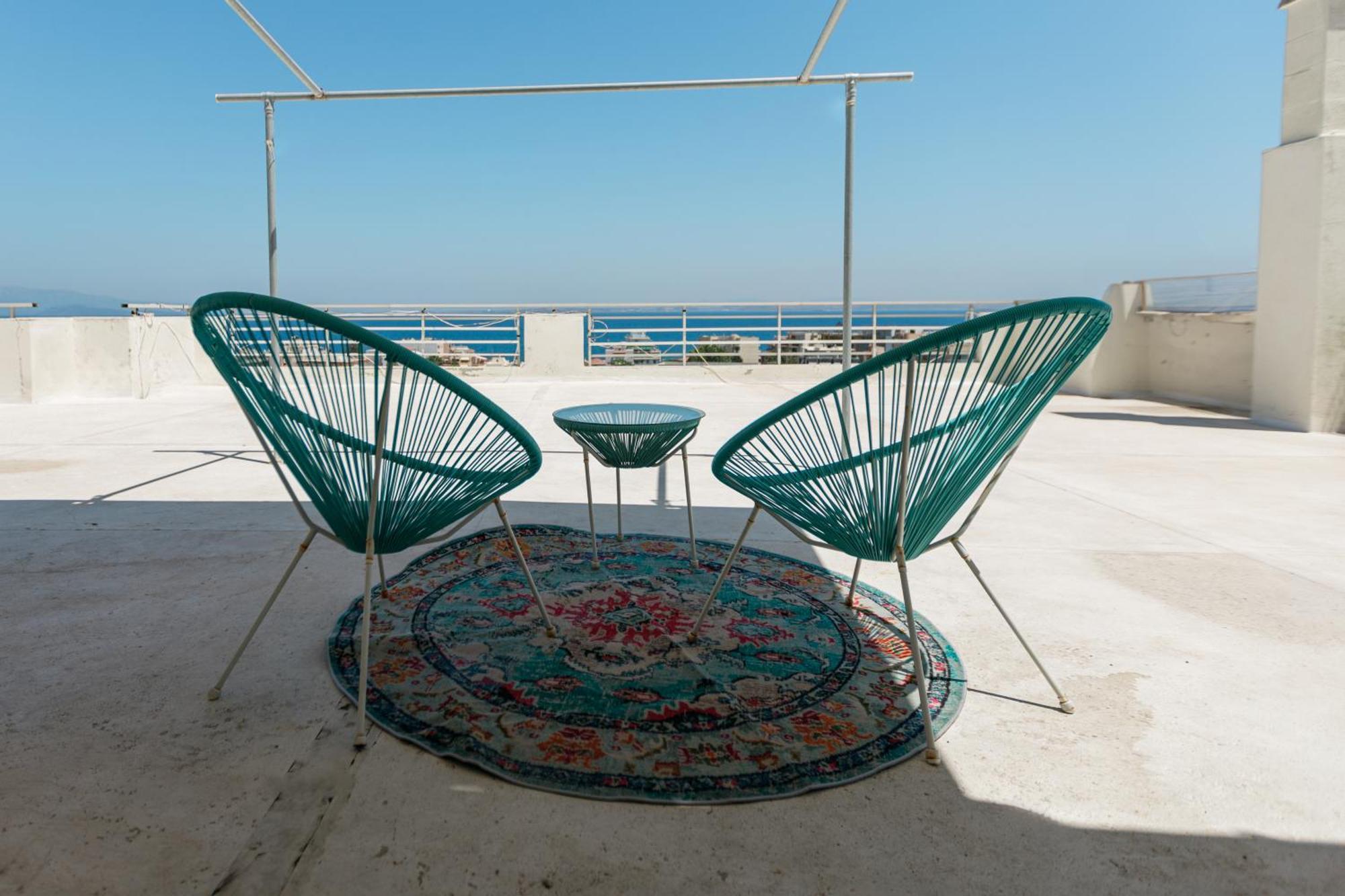 Апартаменты Panoramic Penthouse Хиос Экстерьер фото